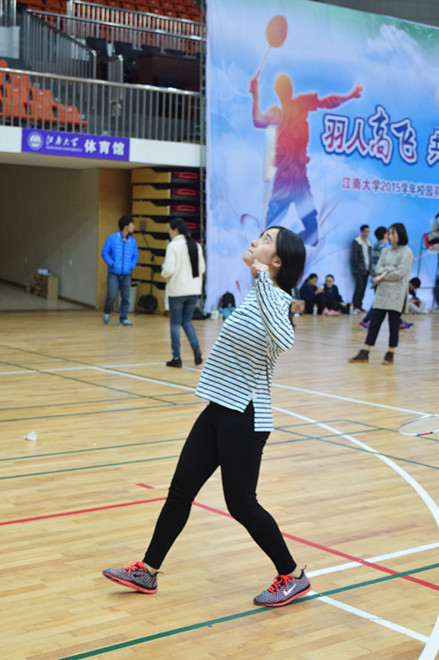 “羽人”高飞,共同进步——江南大学2015年学生羽毛球比赛成功举行