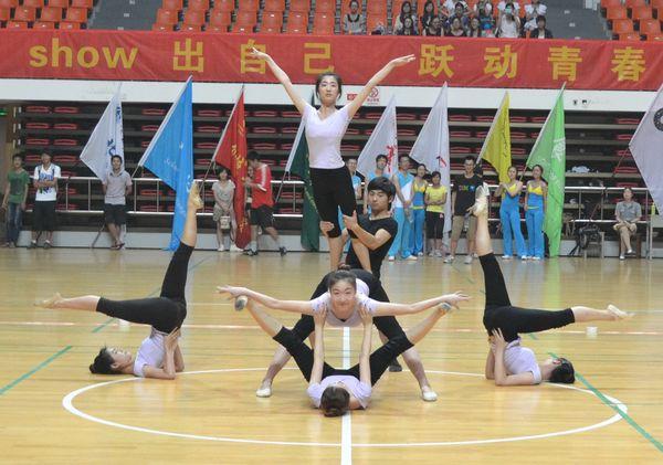 2013年江南大学学生健美操比赛举行
